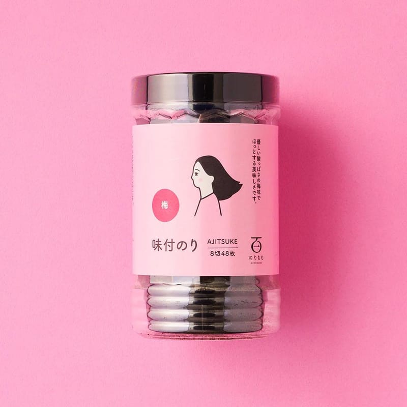 百海苔 即食梅味烤紫菜 8切48片